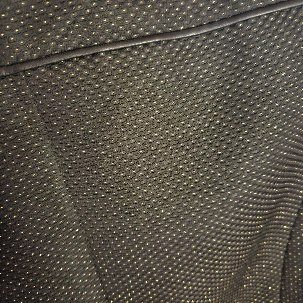 Calvin Klein Classic Black and Gold Zip Blazer - Picture 6 of 8